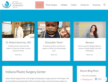 Tablet Screenshot of indianaplasticsurgerycenter.com